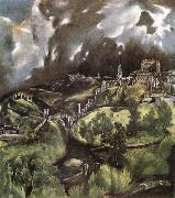 El Greco View of Toledo oil